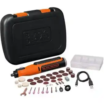 Linio Mototool inalambrico 8v 35 accesorios b&d bcrt8k35-b3 oferta