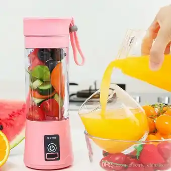Éxito Mini licuadora portátil recargable usb batidos y jugos oferta