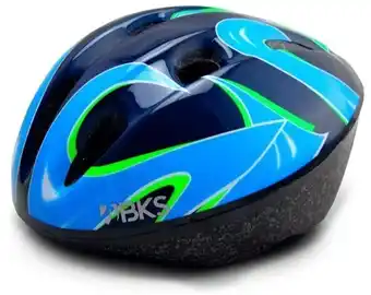 Casco de bicicleta recreacional moderno para niños bks azul
