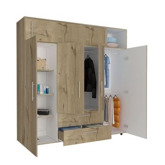 FUN Fábricas Unidas Armario luque 200 x 204 x 50 rta duna + blanco oferta