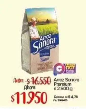 Super Inter Arroz Sonora Premium x 2500g oferta