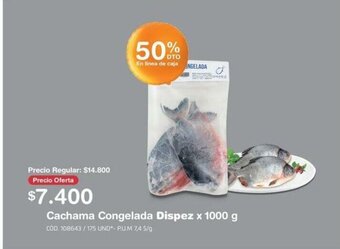 Makro Cachama Congelada Dispez x 1000g oferta