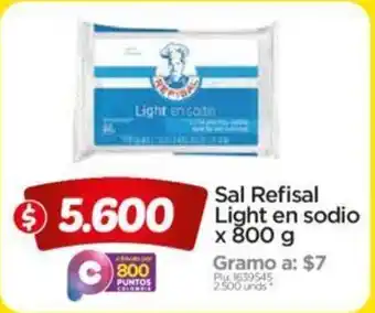 Sal Refisal Light en sodio x 800g