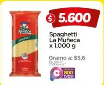 Surtimax Spaghetti La Muñeca x 1000g oferta