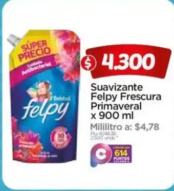 Surtimax Suavizante Felpy Frescura Primaveral x 900 ml oferta