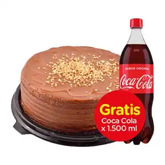 MegaTiendas Torta de arequipe + coca cola x 1.5 l oferta