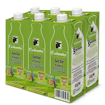 Éxito Leche uht ent tetra edge sixpa colanta 6000 ml oferta