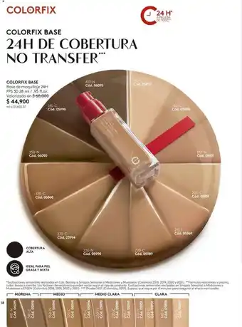 Ésika Colorfix Base oferta