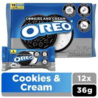 Éxito Galletas dulces cookies and cr oreo 432 gr oferta