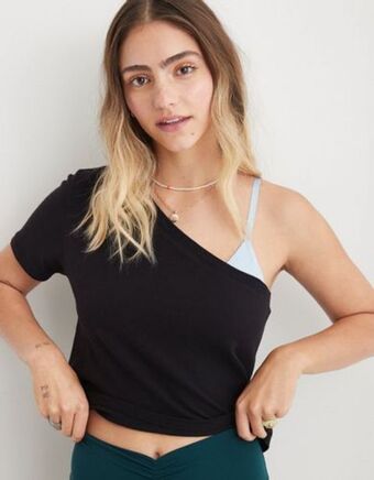 American Eagle Camiseta aerie de un solo hombro oferta
