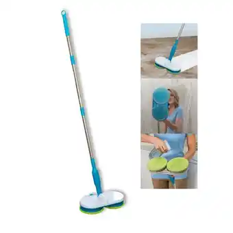 Trapeador vibratorio y giratorio hurricane floating mop
