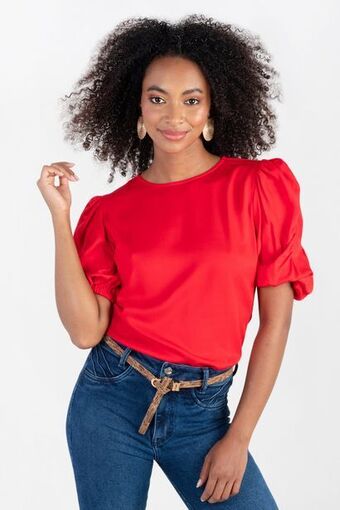 Unipunto Blusa manga corta corte surcido oferta