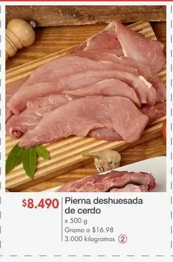 Metro Pierna deshuesada de cerdo oferta