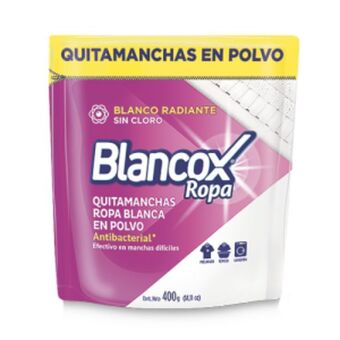 Makro Quitamanchas en polvo blancox ropa blanca 400g oferta