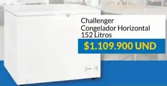 Homecenter Challenger Congelador Horizontal 152L oferta