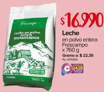 Super Inter Leche en Polvo Entera Frescamo 760g oferta