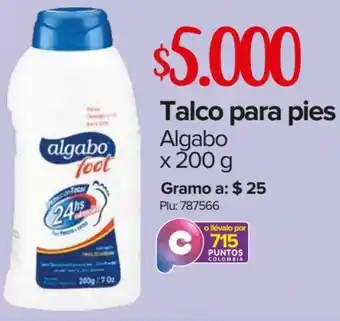 Super Inter Talco para Pies Algado 200g oferta