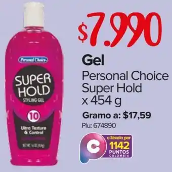 Super Inter Gel Personal Choice Super Hold 454g oferta