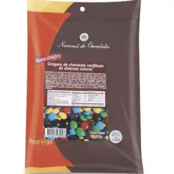 Makro Grageado chocolate nacional de chocolates colores bolsa 500gr oferta