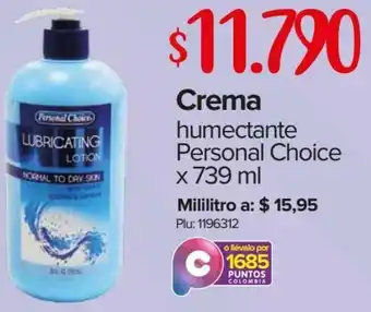 Super Inter JabónHumectante Personal Choice 739ml oferta