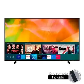 Éxito Televisor samsung 55 pulgadas led uhd4k smart tv un55au8000 oferta