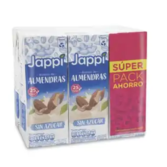 Makro Jappi almendra tetra sin azucar 6ux900g oferta