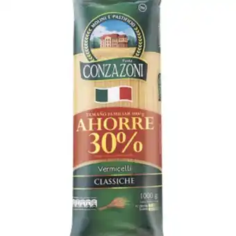 Makro Promocion pasta conzazoni vermicelli ahorra 30% 1000g oferta