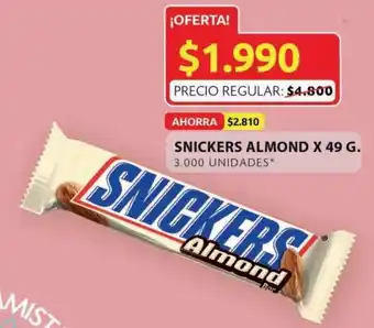 Ara Snickers Almond x 49 g oferta