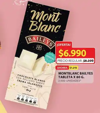 Ara Montblanc Baileys Tableta x 80G oferta