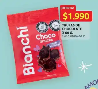 Ara Trufas de Chocolate x 60 G Bianchi oferta