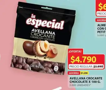 Ara Avellana Crocante Chocolate x 100 G La Especial oferta