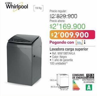 Jumbo Lavadora carga superior oferta