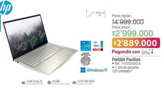 Jumbo Portátil pavilion oferta