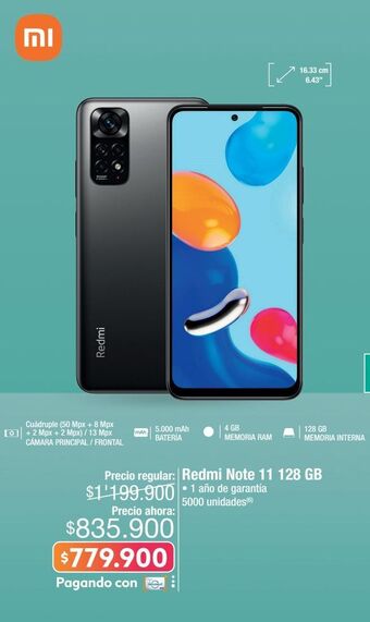 Jumbo Redmi note 11 128 gb oferta
