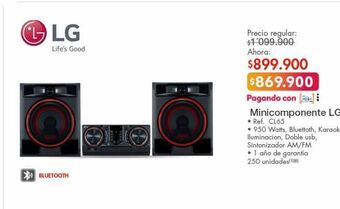 Metro Minicomponente lg oferta