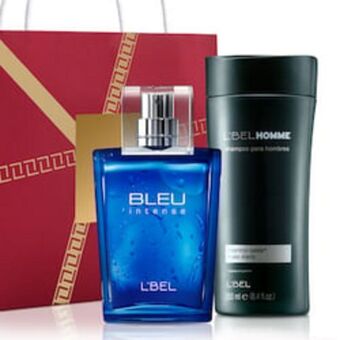 L'bel Set bleu intense y shampoo homme oferta