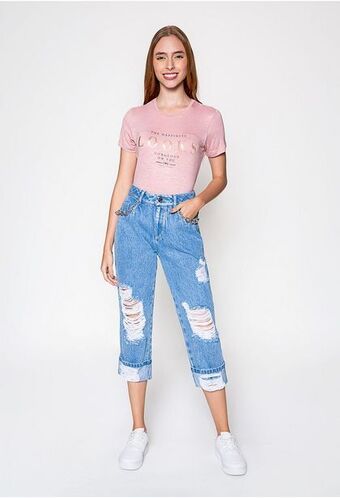 ELA Camiseta manga corta de precio con estam oferta