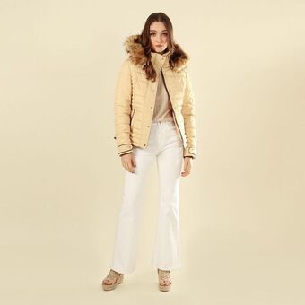 Fuera de Serie Chaqueta acolchada con capota oferta