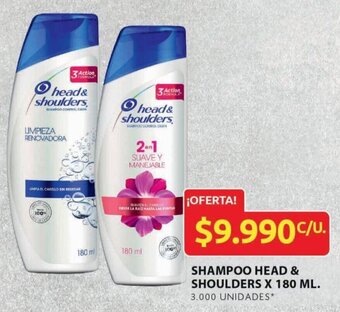 Ara Shampoo Head & Shoulders x 180 ml oferta