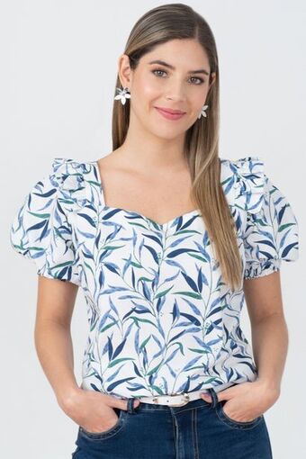 Unipunto Blusa manga corta bombacha y gola oferta