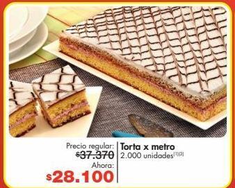 Torta x metro