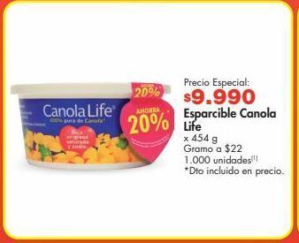 Metro Esparcible canola life x 454 g oferta