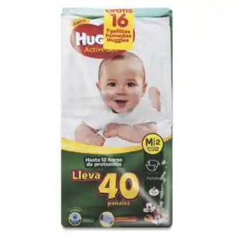 Makro Panal huggies active sec etapa-2 40u oferta