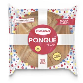 Makro Ponque comapan blanco tajado 230g oferta