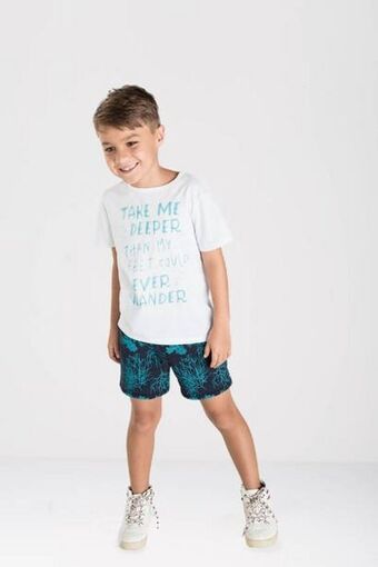 Carmel Conjunto x 2 camiseta - bermuda multicolor oferta