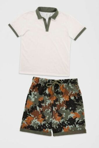 Carmel Conjunto x 2 camiseta - bermuda multicolor oferta