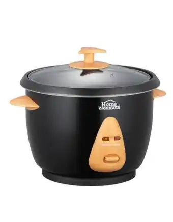 Flamingo Olla arrocera 1.8lts home elements herc180acn negro cobre oferta