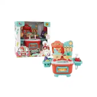 Alkosto Set cocina de juguete con agua y sonido 16 piezas my kitchen set oferta