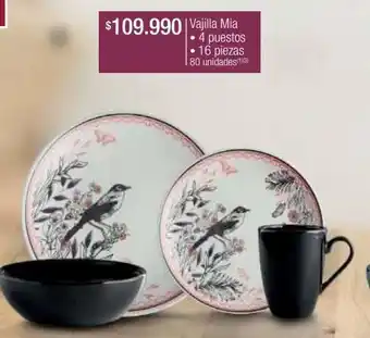 Jumbo Vajilla mia • 4 puestos • 16 piezas oferta