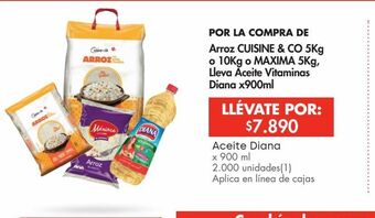Metro Aceite diana x 900ml oferta
